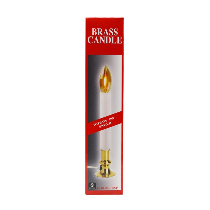 Creative Hobbies® Pack of 6 Electric Window Candle with On/Off