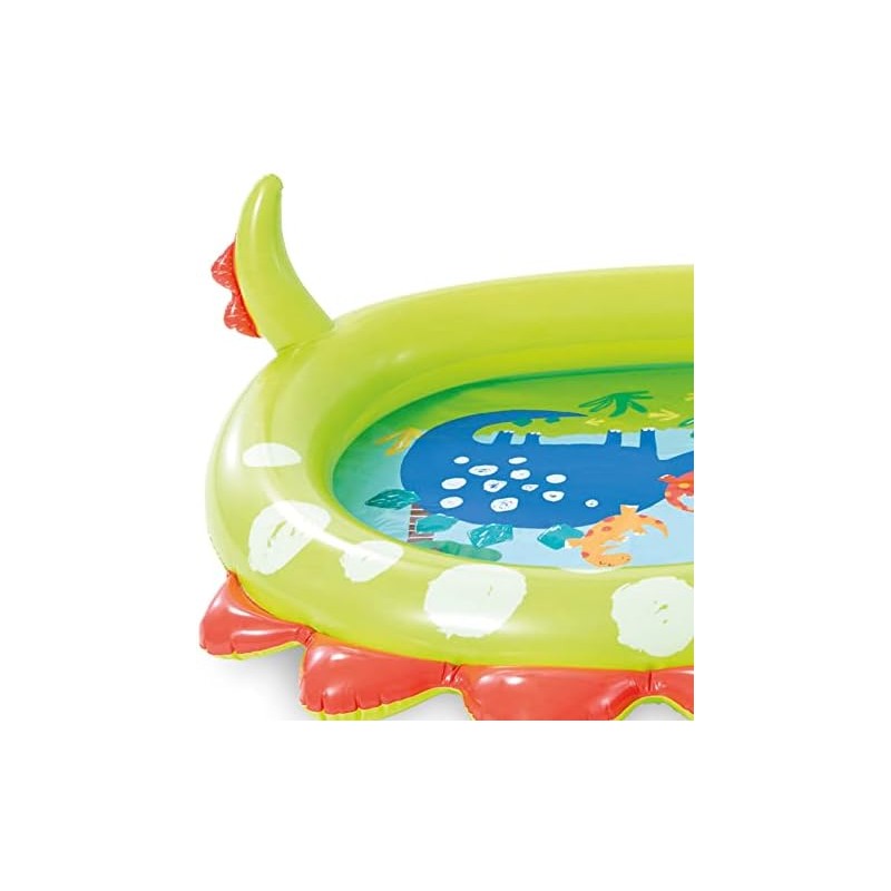 YUAKUOD Intex Dinosaurier-Sprühpool, aufgeblasene Gre 119 cm x 109 cm