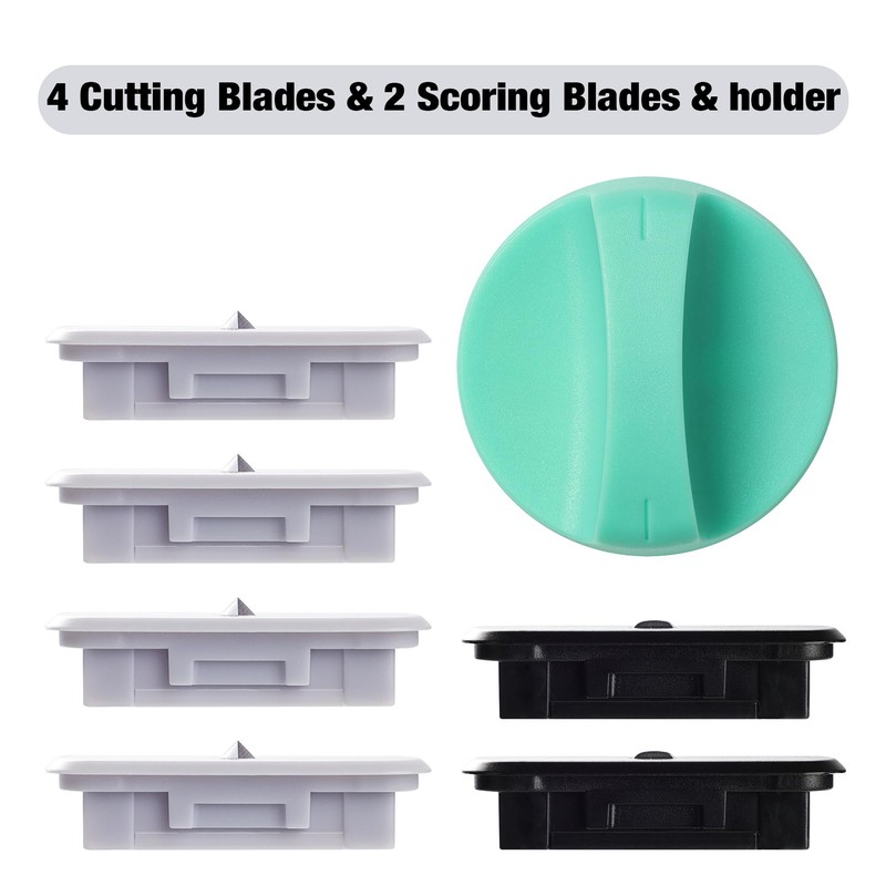 Likart 6-Pack Paper Cutter Replacement Blades for Cricut Trimmer, Replacement