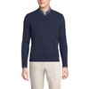 Lands' End Mens Cashmere V-Neck Sweater Radiant Navy Regular Large