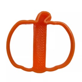 AJT PUMPKIN SHAPE CENTER FOR JAM FILLED LINZER COOKIE CUTTER MADE IN USA PR5145