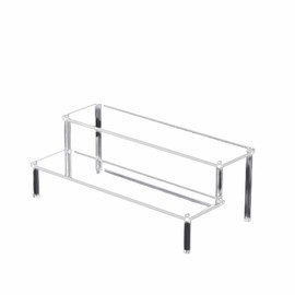 Acrylic Hinadan Collection Figure, 2 Tiers, 3 Tiers, Case, Display Stand, Stage, Display, Shelf, Display Stand, Showcase (Width 11.8 inches (30 cm), 2 Tiers