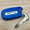 SRT BLUE KEY FOB HELLCAT 5 BUTTON WITH SILVER SRT