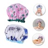 Healeved 2pcs Double Bath Caps for Women for Sleep and