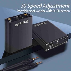 Mini Spot Welding Machine 30 Gears Power Adjustment 5500mAh Handheld Portable Spot Welder with OLED Display
