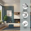ledscom.de RIR Ceiling Mounting Frame Square Matte Stainless Steel Pack