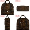 Leopard Print Gold Skin Large Weekender Overnight Bags Travel Duffel