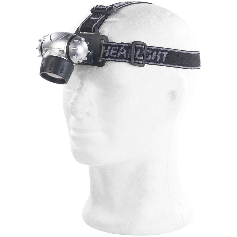 Lunartec Headlamps: 7 LED Headlamp with 3 Brightness Levels, 30