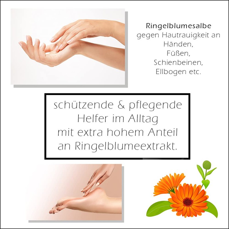 Organic Marigold Ointment I CristinenMoor Marigold Ointment, Natural Cosmetics, Certified