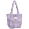 Petit-Germe Popcorn Bag, Tote Bag, Waffle Bag, 06.purple