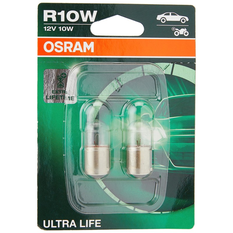 OSRAM ULTRA LIFE R10W halogen tail light, number plate light,