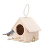 Ejoyous Wooden Bird House Box, Small Bird House, Hanging Bird