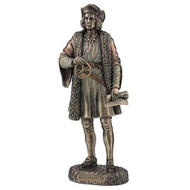 10.25" Christopher Columbus Standing Statue Figure Figurine Sculpture
