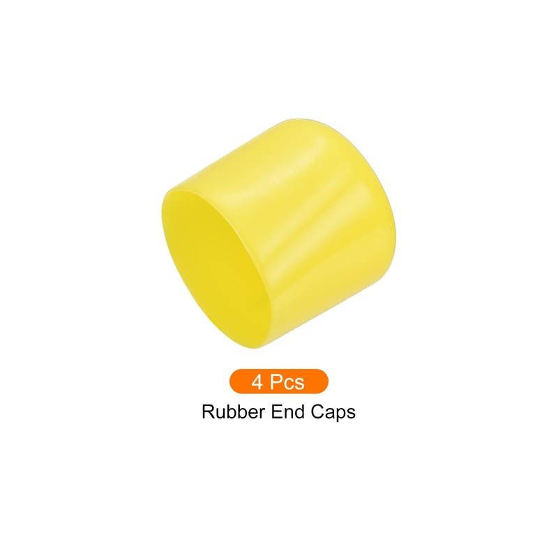 Rebower 4 Pack Screw Thread Protector Cover Rubber End Caps,