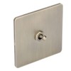 AC250V Single Pole Toggle Switch Antique Bronze Texture Stainless Steel