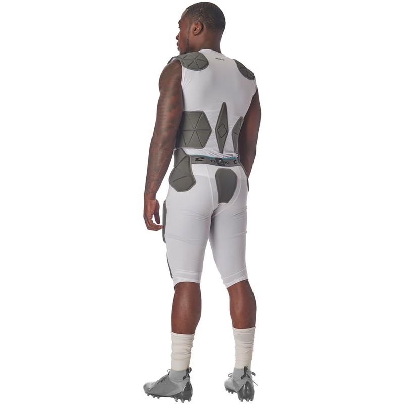Champro Men's Standard Tri-Flex Compression Shirt with Integrated Pads Cushion