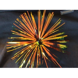 High Percentage Salmon Trolling Flies UV On Black Pack Of 3- 4” Rigged