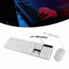Keyboard and Mouse Combo 104 Keys RGB Backlit USB Wired