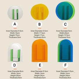 Acrylic Vase,Aesthetic Flower Vase for Home Room Decorations Unique Flower Vase Modern Home/Bedroom/Office Accent Decor (C)