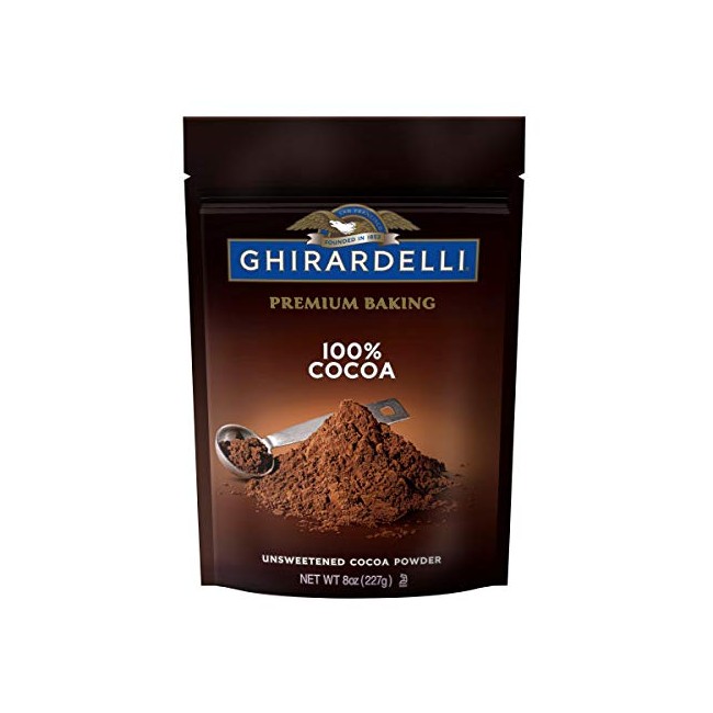 Ghirardelli 100% Unsweetened Ground Cocoa | 8 oz. | Baking & Desserts
