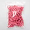 JJ 100PCS Pink Golf Tees Wooden 3-1/4 Inch 83mm Reduce