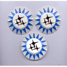 Bally Rolling Stones Pinball Machine POP BUMPER CAP SET