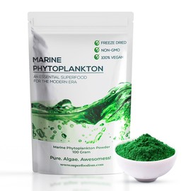 SuperFoodISM Marine Phytoplankton Supplement Superfood Rich in Omega-3 and Essential Nutrients (100 Grams)