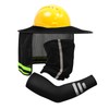 TCCFCCT Hard Hat Sun Shade, Full Brim High Visibility Hard