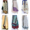 WholeSale Lot of Indian Vintage Silk Saree Recycled Magic Wrap