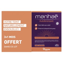 Vitavea Manhaé Self Tanning Set of 2 x 60 Capsules