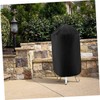 Gatuida Outdoor BBQ Grill Cover Durable Round Shape Barbecue Protector