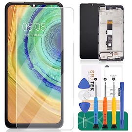 Reemplazo de pantalla para iPhone 11 para iPhone 11 pantalla LCD táctil A2111 sensor de reemplazo de pantalla A2223 digitalizador para iPhone A2221 kits de montaje de pantalla (interior, negro)