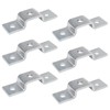 YIDU69Q 6 Pcs 3 Hole U Strut Connector Bracket for