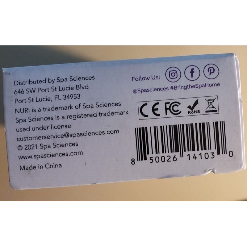 PINK Spa Sciences NURI LED Thermal Face Mask Infuser,Cleani