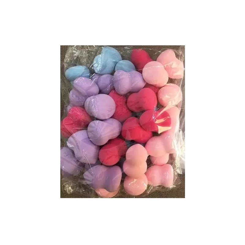 K&H 12 Esponjas Aplicadoras Maquillaje Tipo Beauty Blender