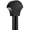 SZCO Supplies 17” Black Wooden Full-Sized Helmet/Headwear Display Stand with