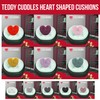 Teddy Bear Cuddly Fleece Super Soft Heart Shape Fluffy Filled