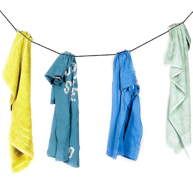 Xrten Pack of 2 Clothesline, Flexible Camping Outdoor Washing Line