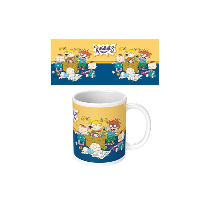Rugrats Cartoon Group Themed Coffee Drinking Cup, 300 ml Capacity