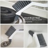 Facjoleco 2-Pack Grout Corner Cleaning Brush - Stiff Bristle Scrub