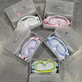 Kids' High-Definition Swim Goggles for Pool & Water Play LF825 One Size/One Size Pink + Blue 3ea