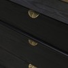 RZDEAL Solid Brass Edge Pulls for Cabinets Brushed Gold Leaf