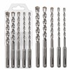 5-Piece SDS Plus Carbide Masonry Drill Bit Set, 160mm
