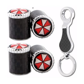 GLL 4pcs Car Tyre Valve Caps, Anti-Theft Tyre Valve Caps, Dust Proof Cover, Universal Fit for Cars, Off-Road Vehicles, Bicycles, Trucks, Motorcycles