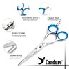 Hairdressing Barber Salon Scissors, Thinning Scissors set 5.5", New Silver
