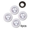 Pactrade Marine 4PCS Boat Trailer LED Cool White Round Ceiling Courtesy Light
