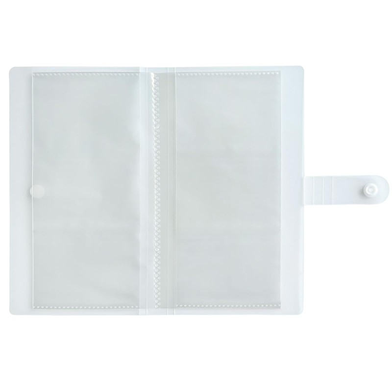 YFFSFDC Ticket Storage Holder Clear 20 Pages 40 Slots Ticket