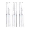 Qancekoo 3pcs Empty Airless Pump Jars, Portable Eye Cream Travel