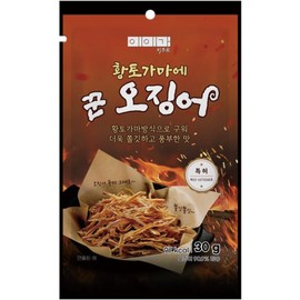 이이가 황토가마에 꾼 오징어 30g X 5개입(1박스) Oven-Dried Squid 30g X 5 Packs (1 Box)
