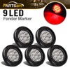 Partsam 5x 2" LED Marker Light Cab Panel Light 9